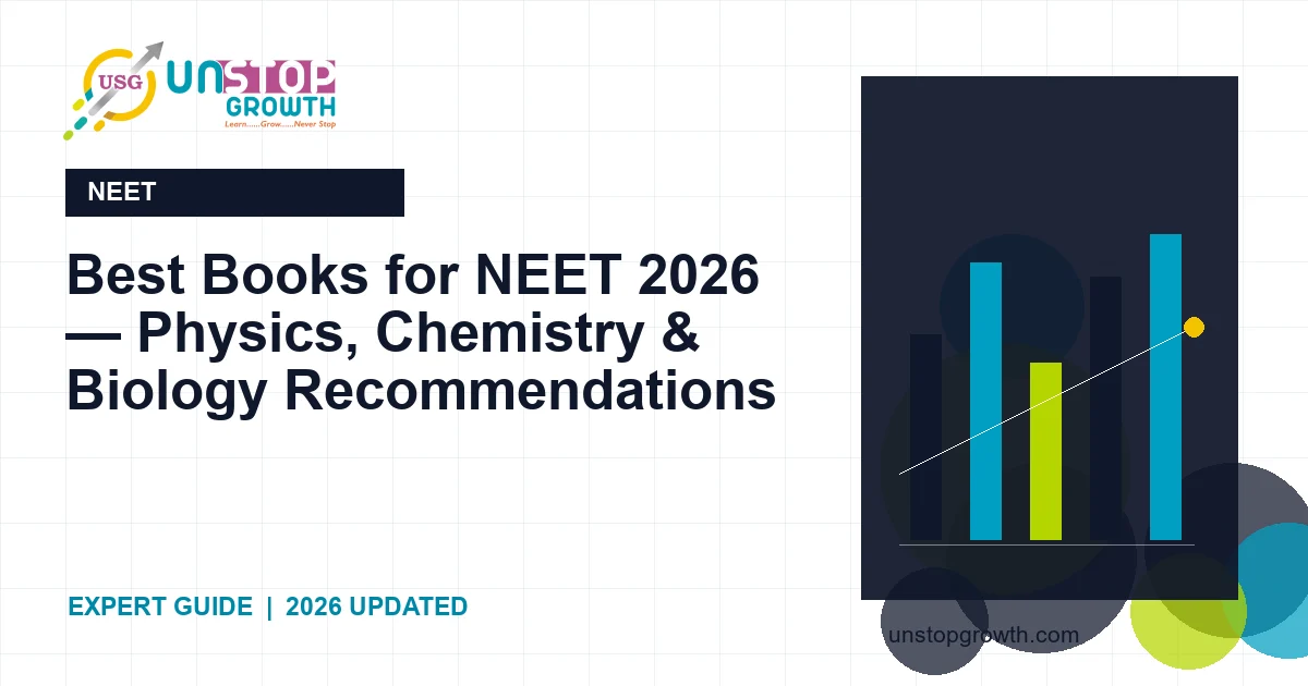 Best Books for NEET 2026 — Subject-Wise Recommended List