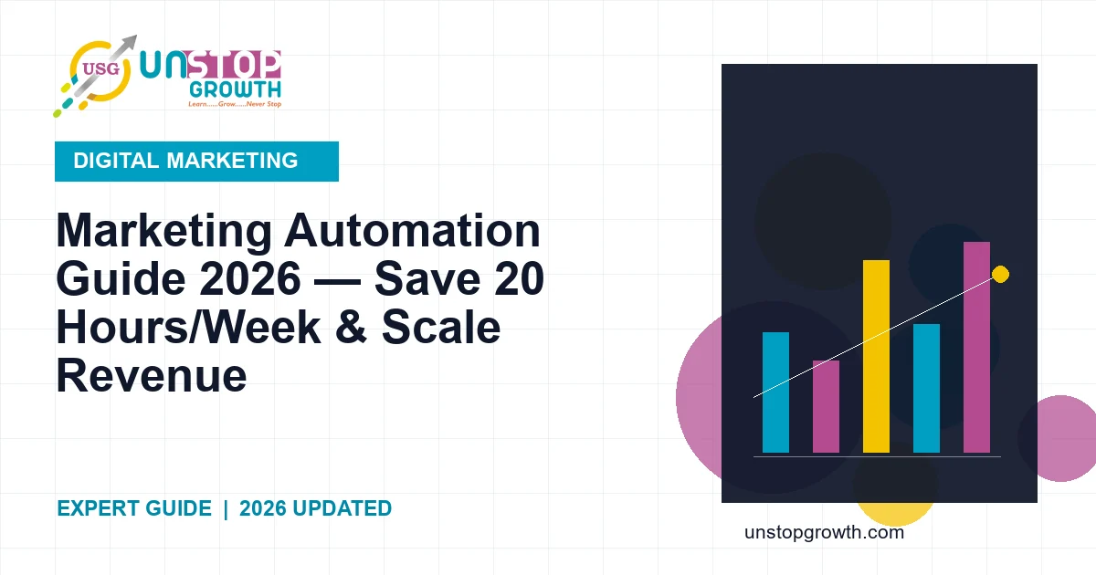 Marketing Automation Guide 2026 — Tools, Workflows & ROI
