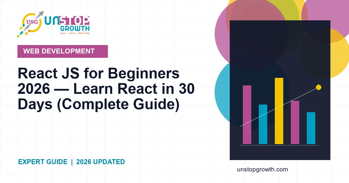 React JS Beginners Guide 2026 — From Zero to Component