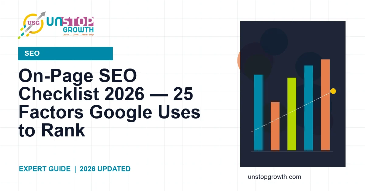 Technical SEO Checklist 2026 — 50-Point Audit Guide